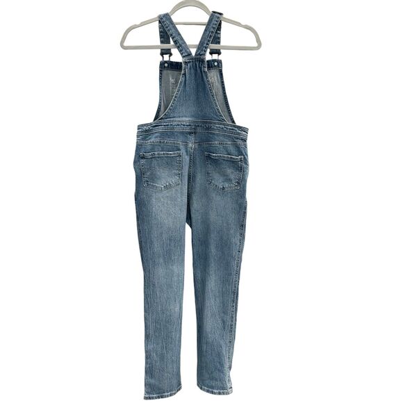 Taylor Swift Girls Overall Worn Denim Jeans Upcycled Cute Swiftie Fan Patches - Picture 5 of 9